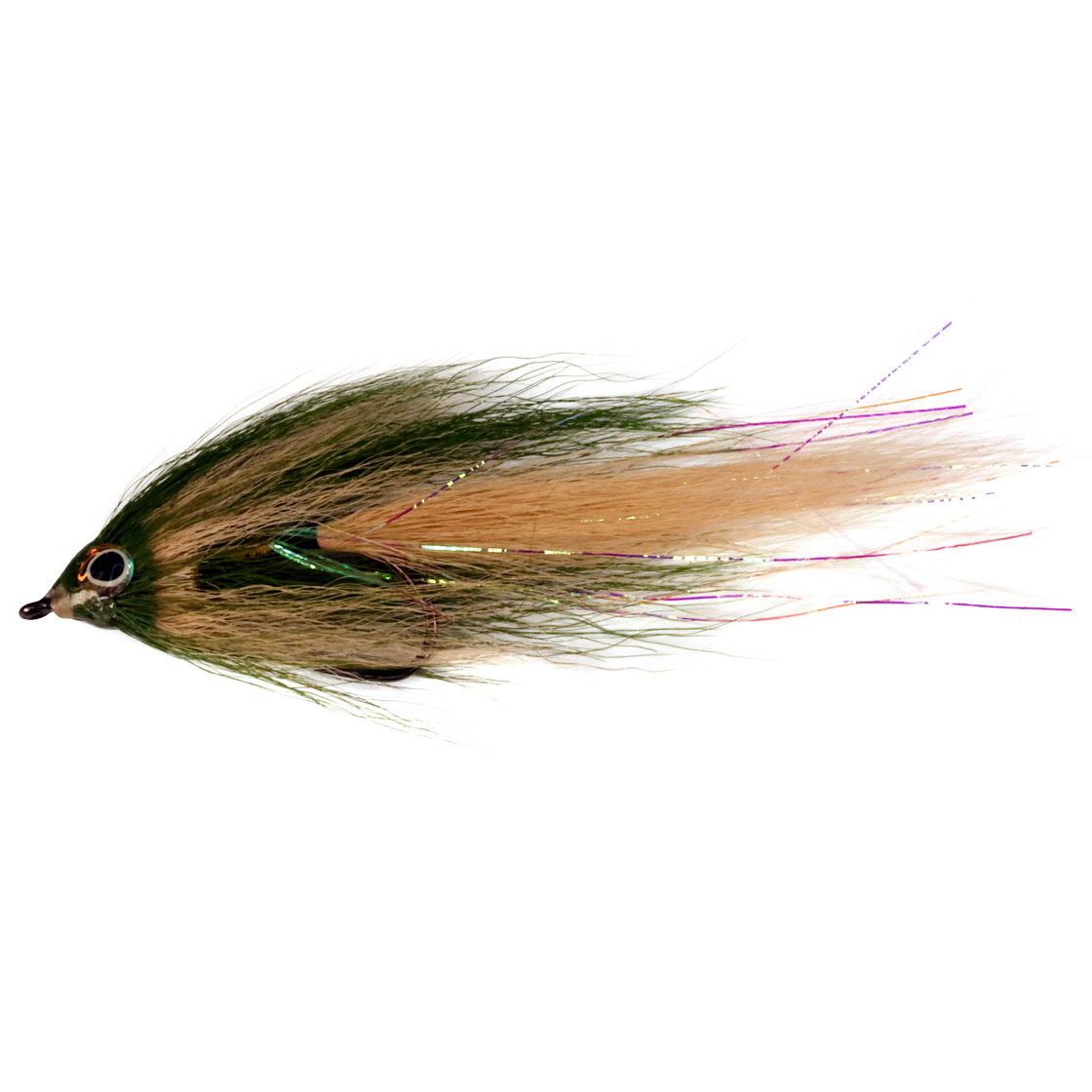 Catchy_Flies_Streamer_Pikebuck_olive_tan Catchy Flies Streamer - Pikebuck olive & tan