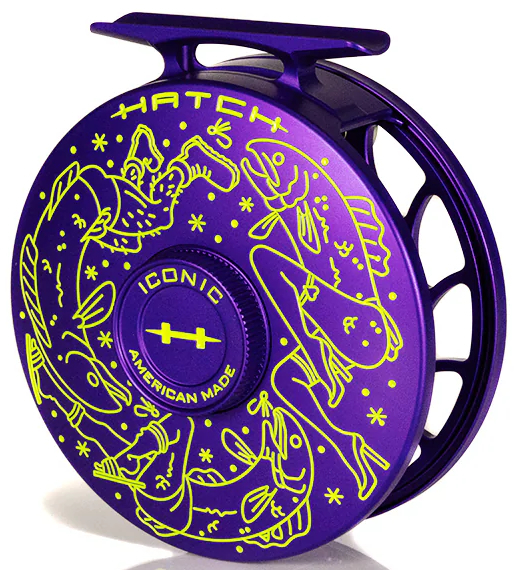 Hatch Custom Iconic 5 Plus MerTrout Limited Edition Large Arbor Fly Reel