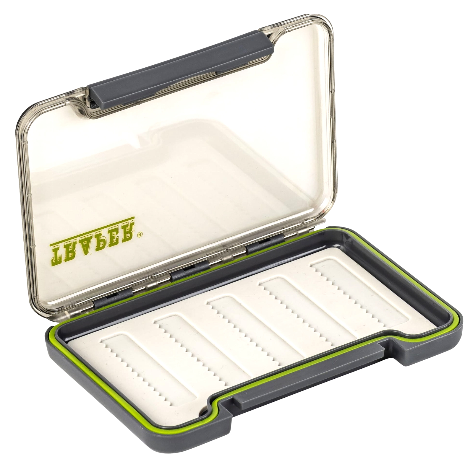 Traper Dryfly Box Waterproof Silicone 138 x 96 x 15mm fly box for dry flies Traper Dryfly Box Waterproof Silicone 138 x 96 x 15mm fly box for dry flies