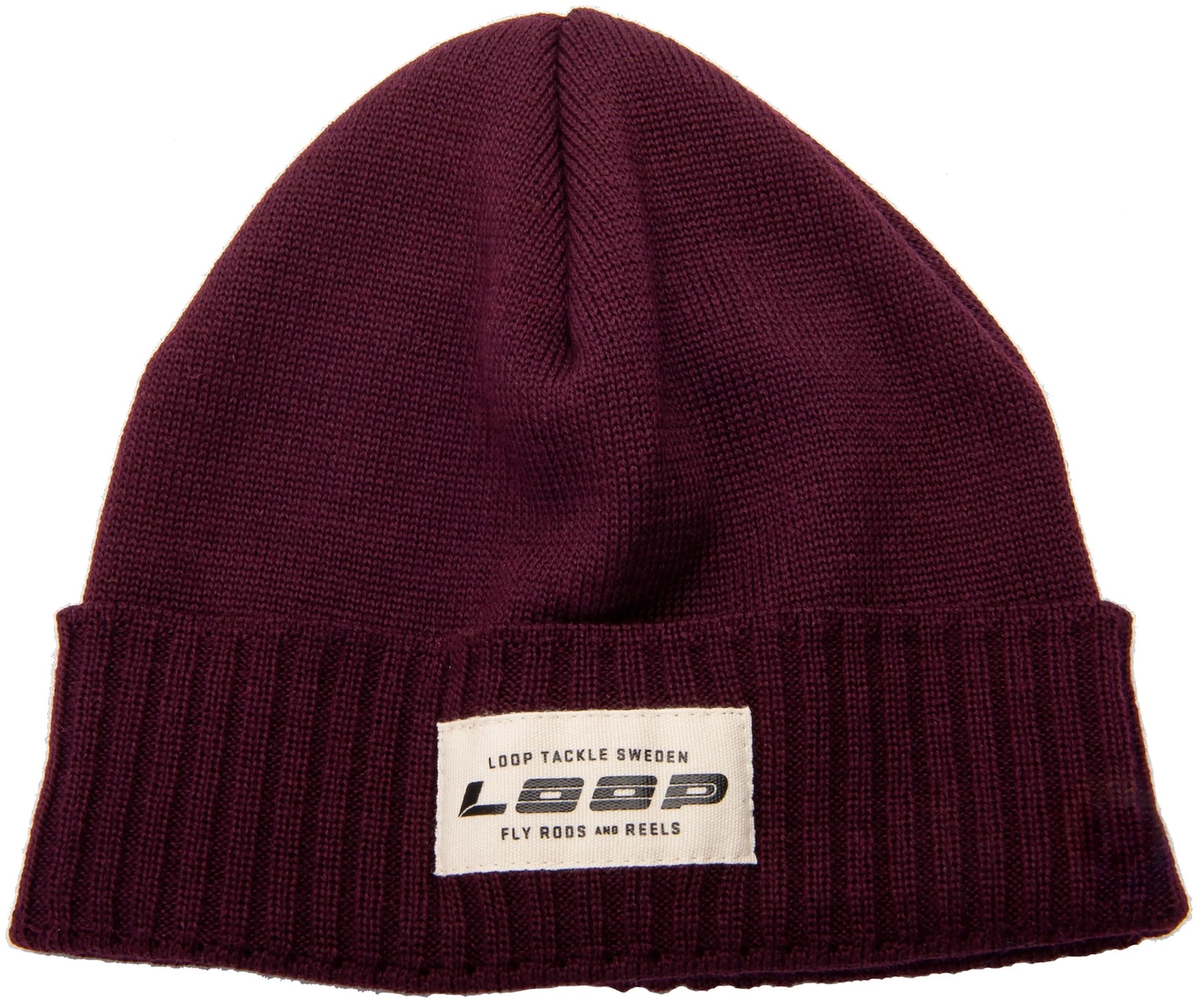 Loop Logo Beanie Aubergine