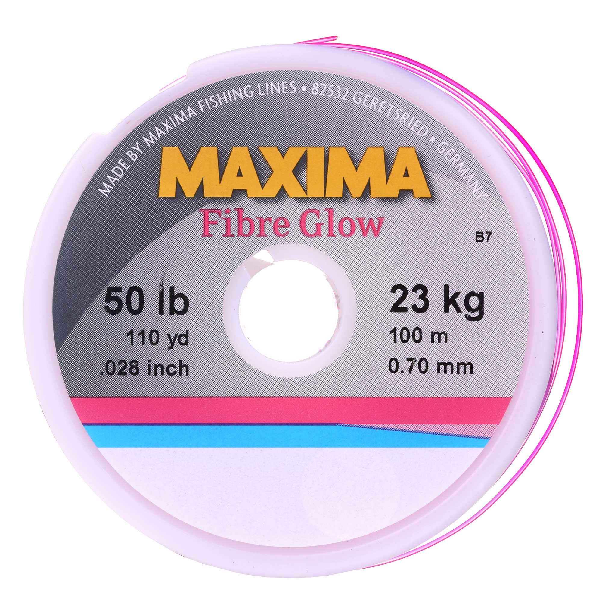 Maxima Fibre Glow Mono Shooting Line 100m spool