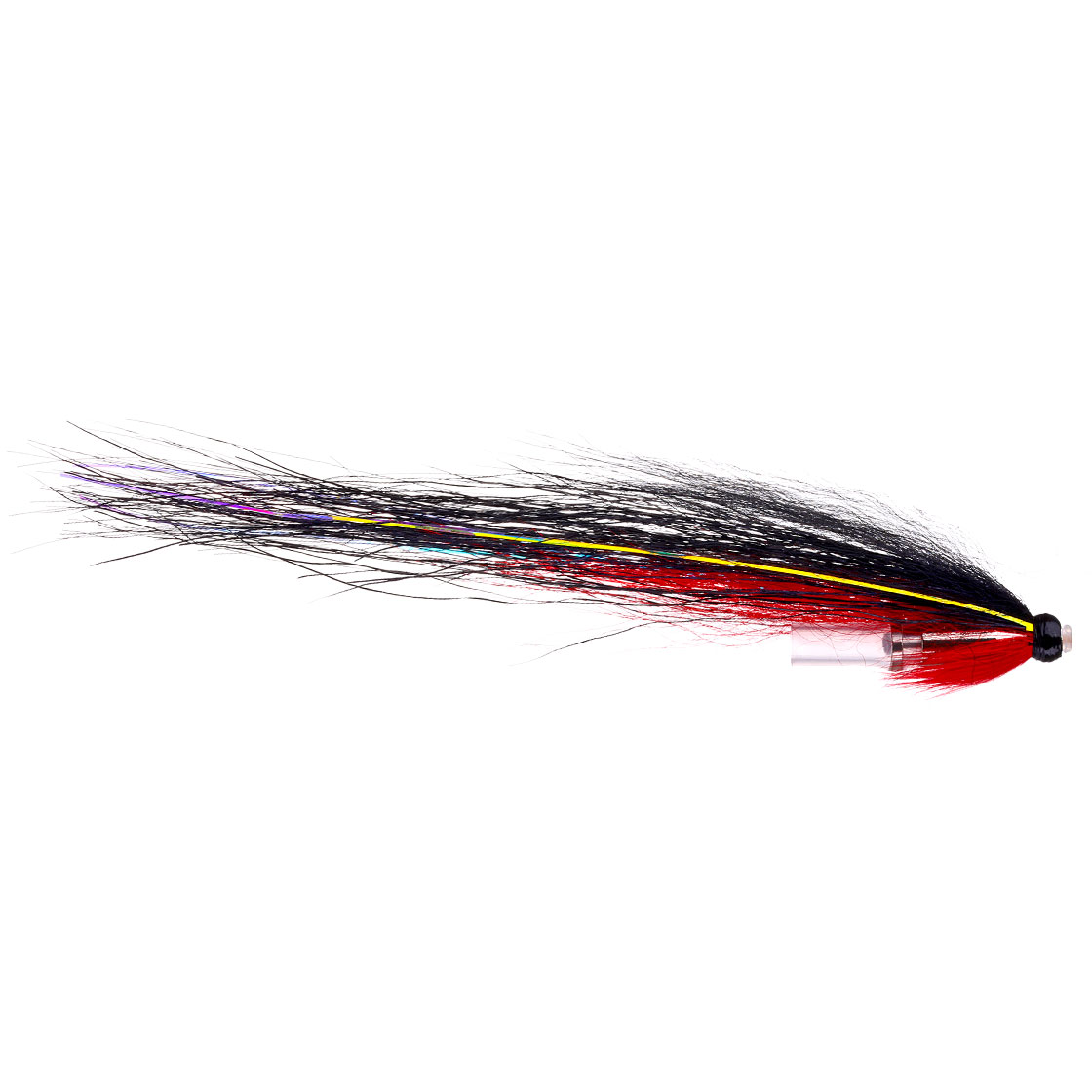 Superflies_Lachsfliege_Monkey_Tube_black_red_1 Superflies Salmon Fly - Monkey Tube black red