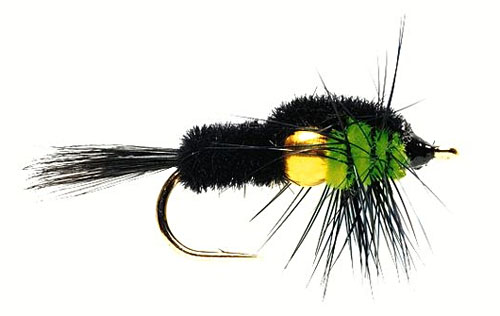 Fulling Mill Nymph - Golden Nugget Montana Green