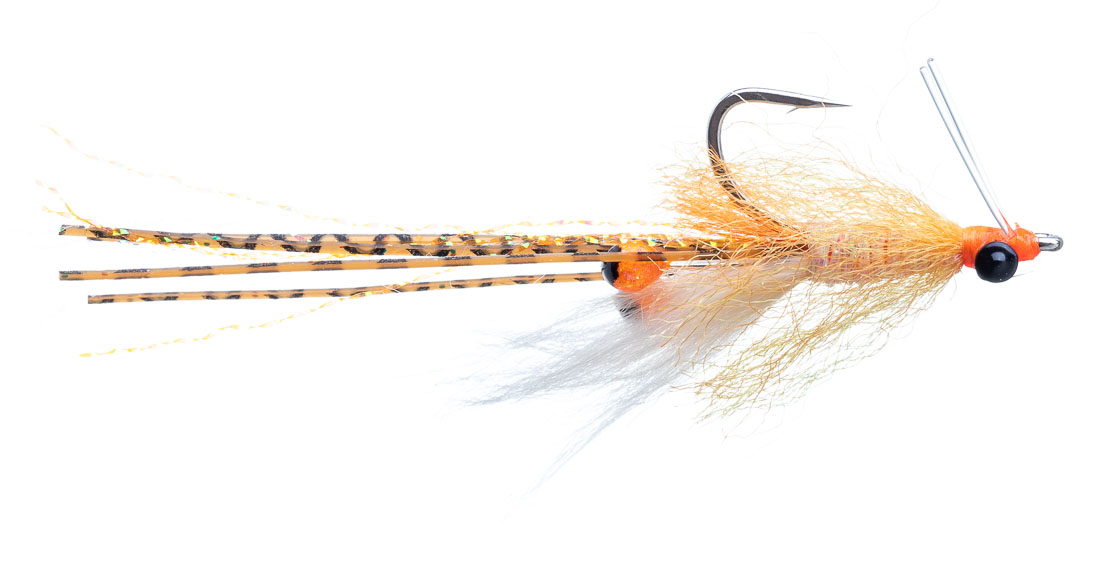 H2O Saltwater Fly - Fishient Spawning Shrimp light orange