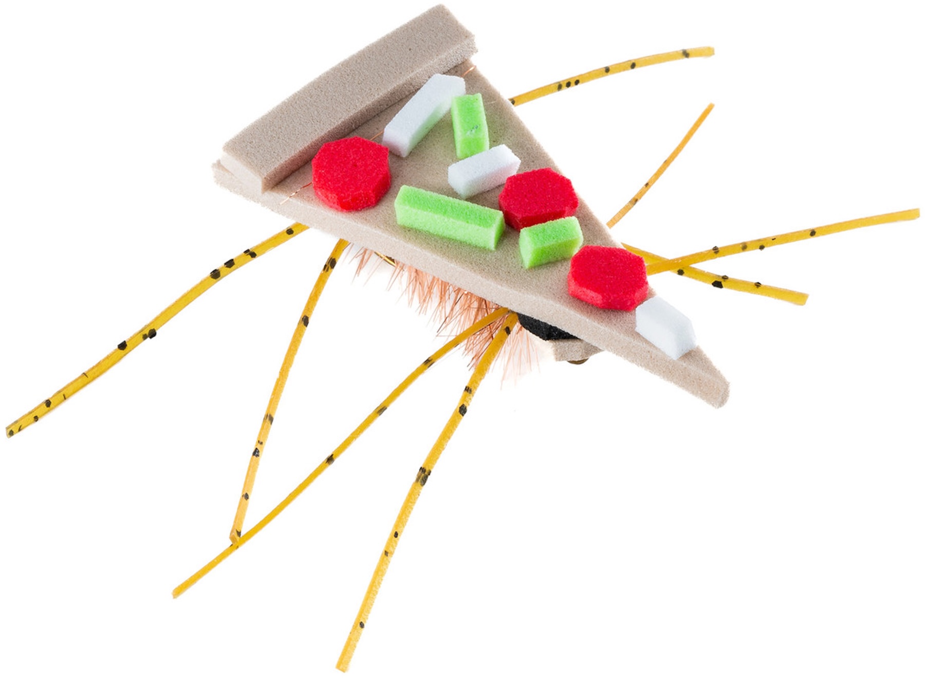 Umpqua Fly Pizza Delivery Grillos Supreme #6 Fast Food Dry Fly :-)