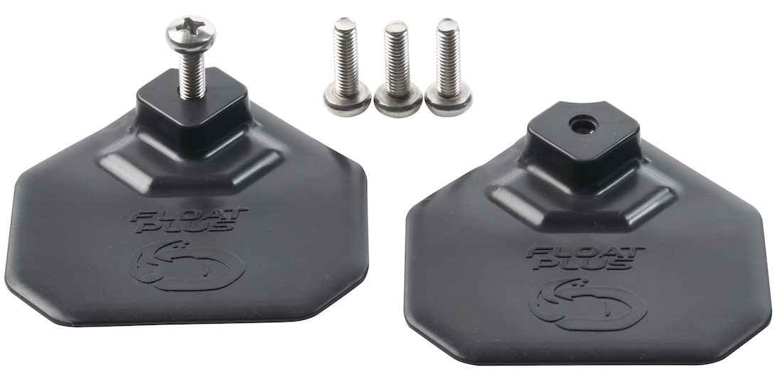 Float Plus Universal Adhesive Pad Set with 4 long screws
