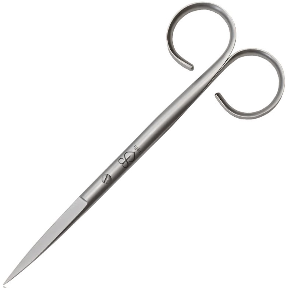 Renomed stainless steel scissors extra long blade pointed, large, straight - FS9XLB 15cm, blade 4,