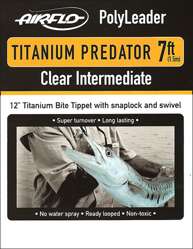 Airflo Titanium Predator (Clear Intermediate) Polyleader 