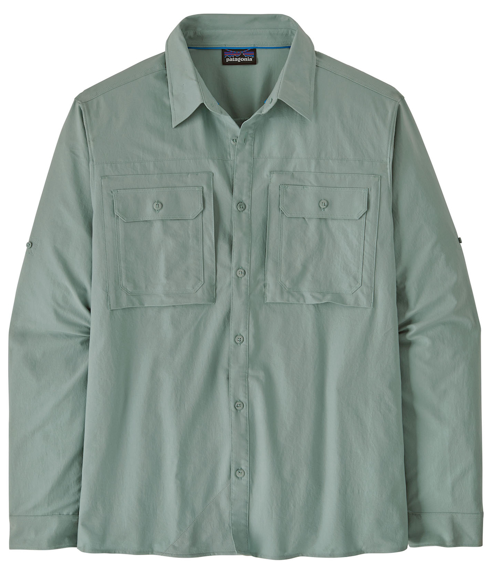 Patagonia M's L/S Self Guided Sun Shirt UPF40 TMBL - Thermal Blue