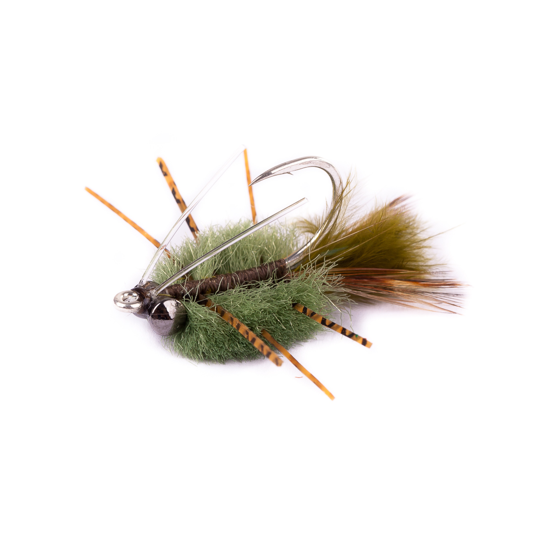 H2O Saltwater Fly - Merkin Crab olive