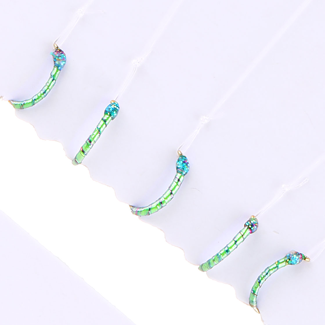 Coregone 5-hook chiro olive nymph set