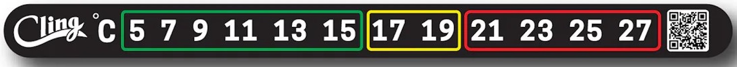 Cling Temperature Tape Thermometer