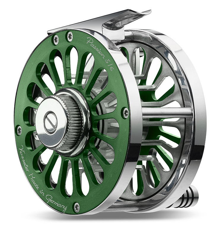 Vosseler_Fliegenrolle_Passion_Aluminium_gruen_2 Vosseler Passion Alu Fly Reel green