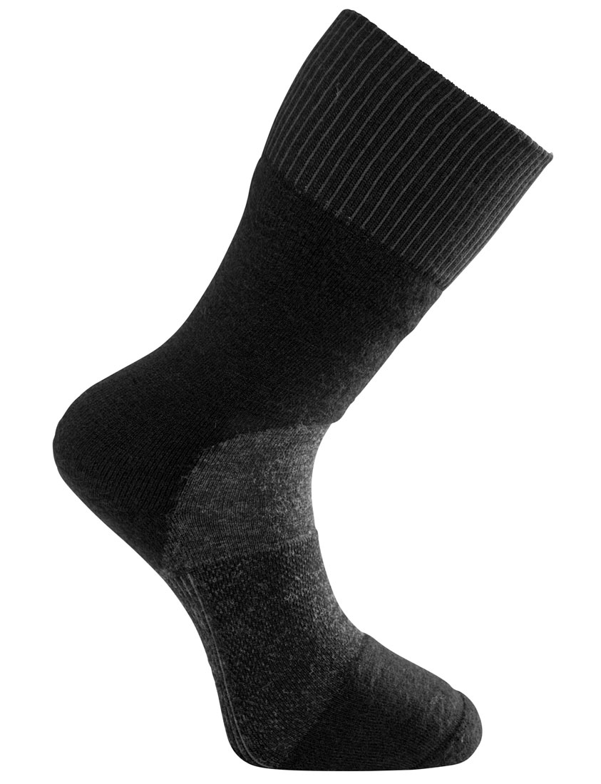 Woolpower Socks Skilled Classic 400 dark grey/black