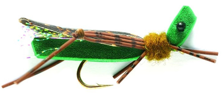 Fulling Mill Dry Fly - Foam Hopper Olive