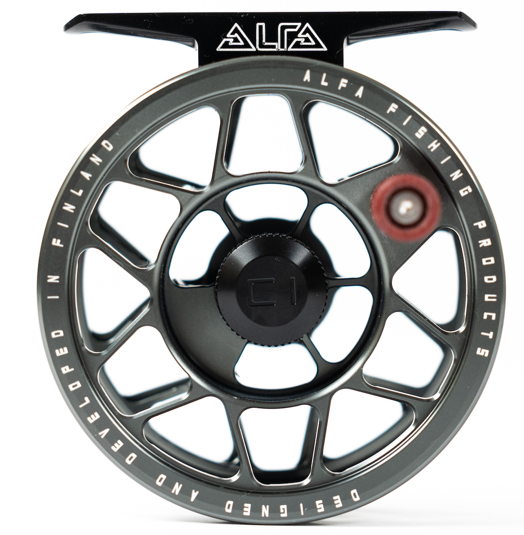 P-27032_Alfa_Srctic_C_Series_Fliegenrolle_Gunsmoke_ Alfa Arctic Click C-Series Nymph & Dryfly Full Frame Fly Reel gun smoke
