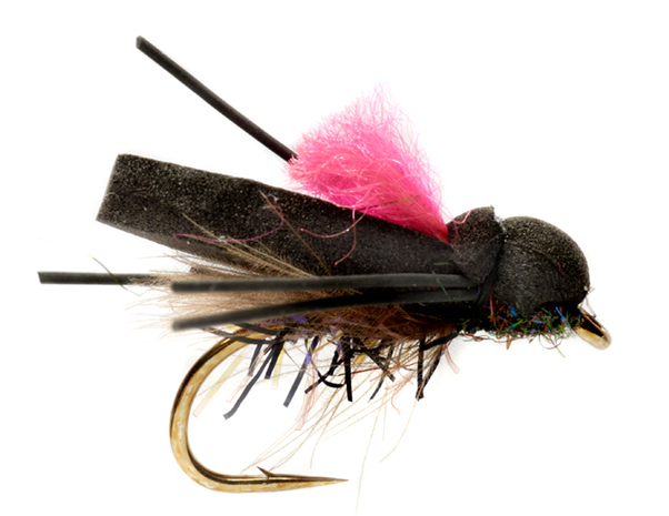 P-21162_Fulling_Mill_FlipFlop_Pink Fulling Mill Dry Fly - Procter's Flip Flop Pink Beetle