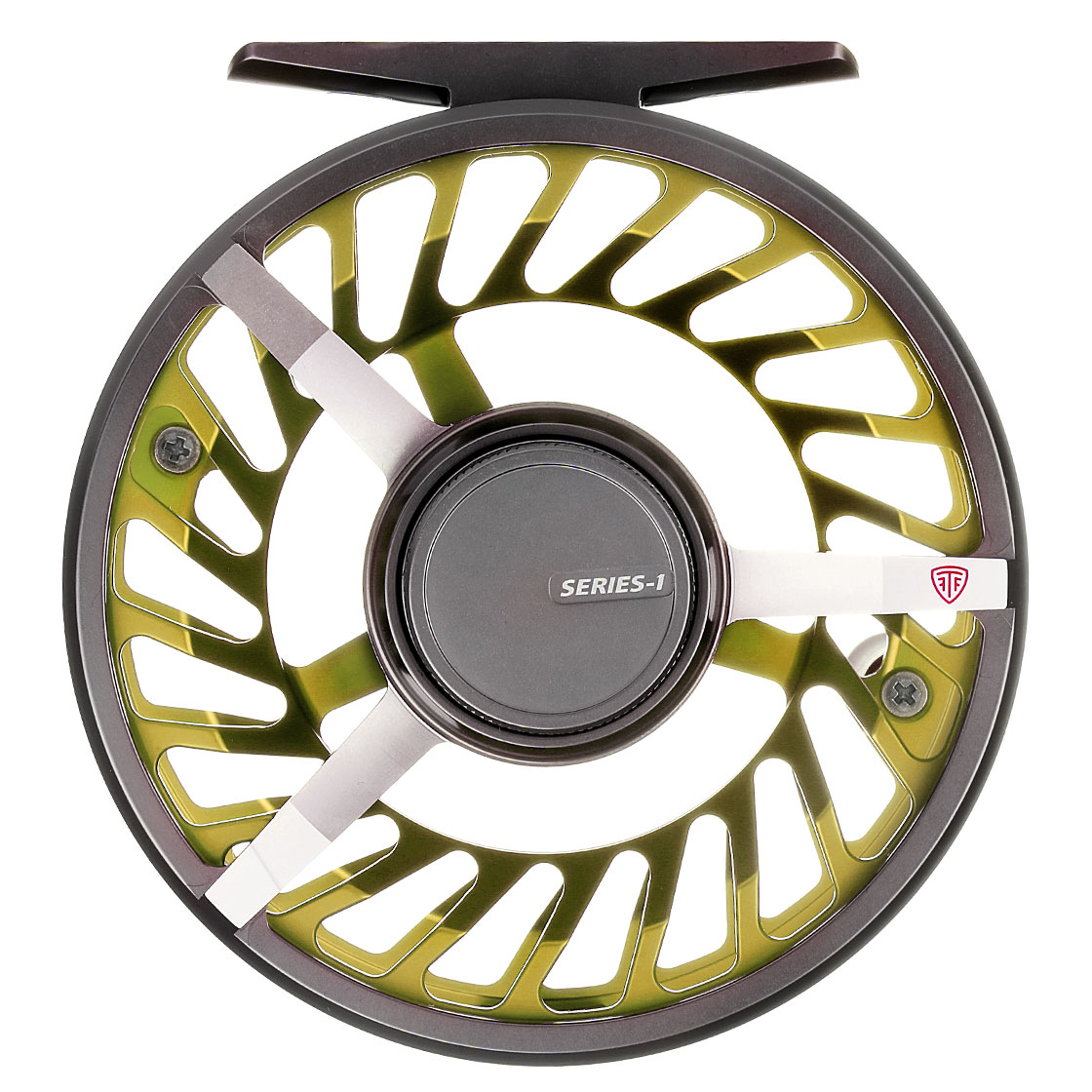 P-21692_Taylor-Series-1-Fliegenrolle-golden-olive_front Taylor Series 1 Fly Reel golden olive