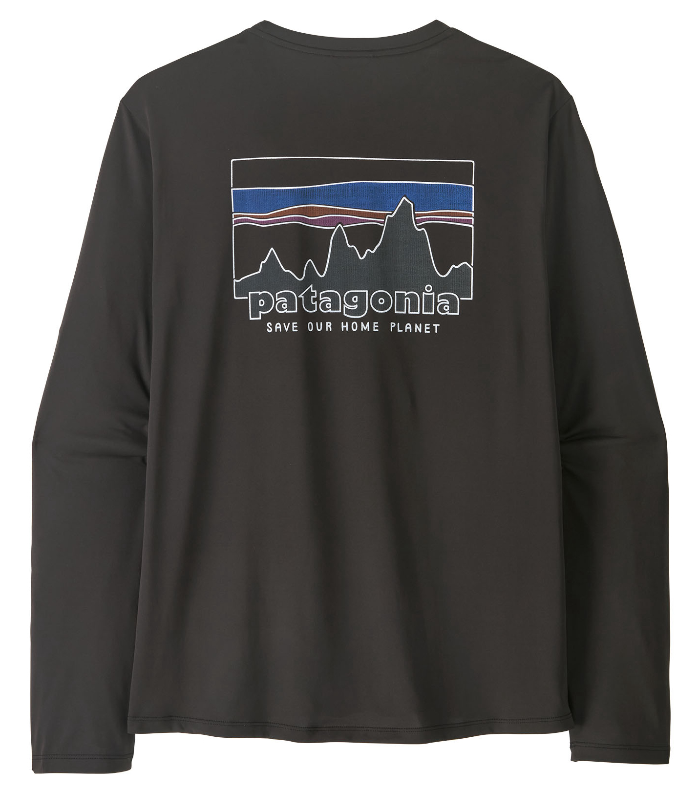 Patagonia Longsleeve Cap Cool Daily Shirt '73 Skyline BLK