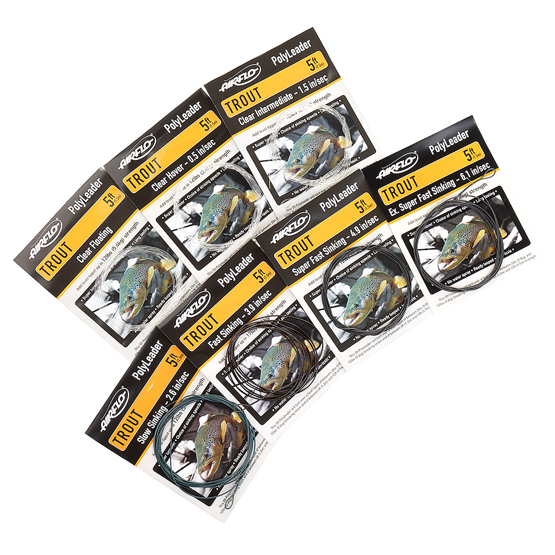 Airflo Trout Polyleader Set 5ft