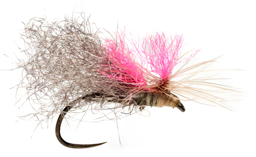 Fulling Mill Weiss' Hi-Top Caddis Grey Barbless Dry Fly