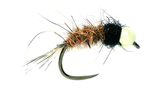 Fulling Mill Nymph - SR's White Head Hare's Ear Special Barbless