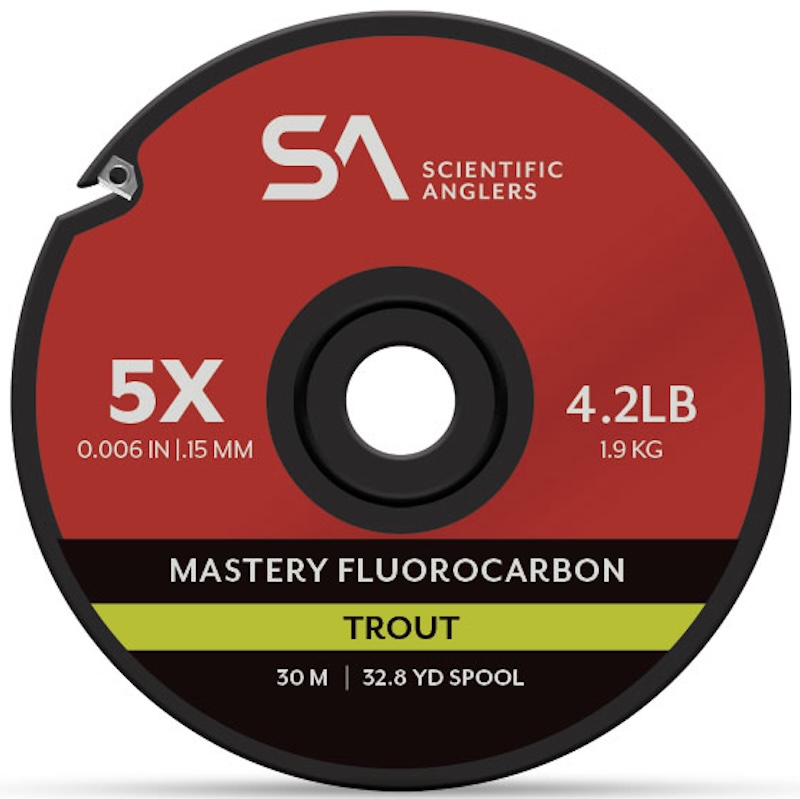 Scientific Anglers Mastery Trout Fluorocarbon Tippet 30 m spool leader material