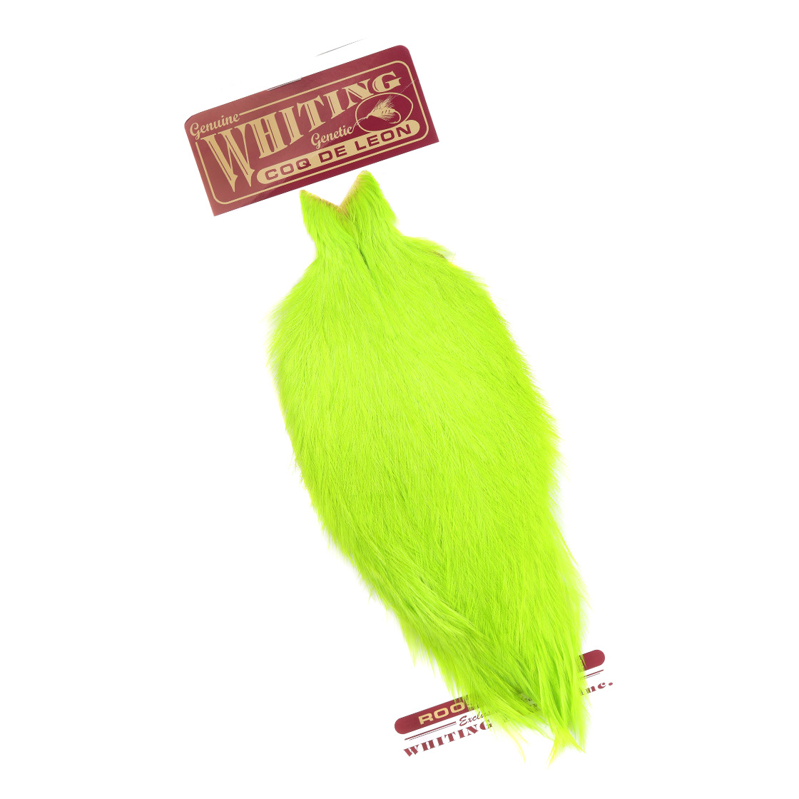 white dyed fluo chartreuse
