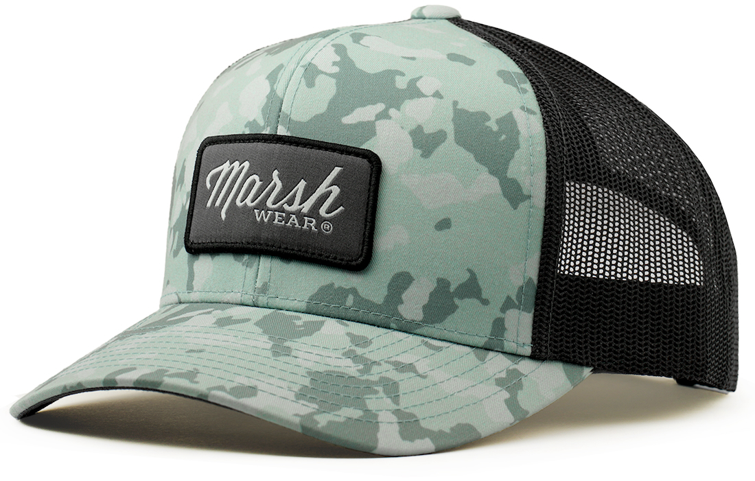 P-29375_Marsh_Wear_Script_Trellis_Foxhole_Camo_Kappe_ Marsh Wear Script Trucker Cap Trellis Foxhole Camo