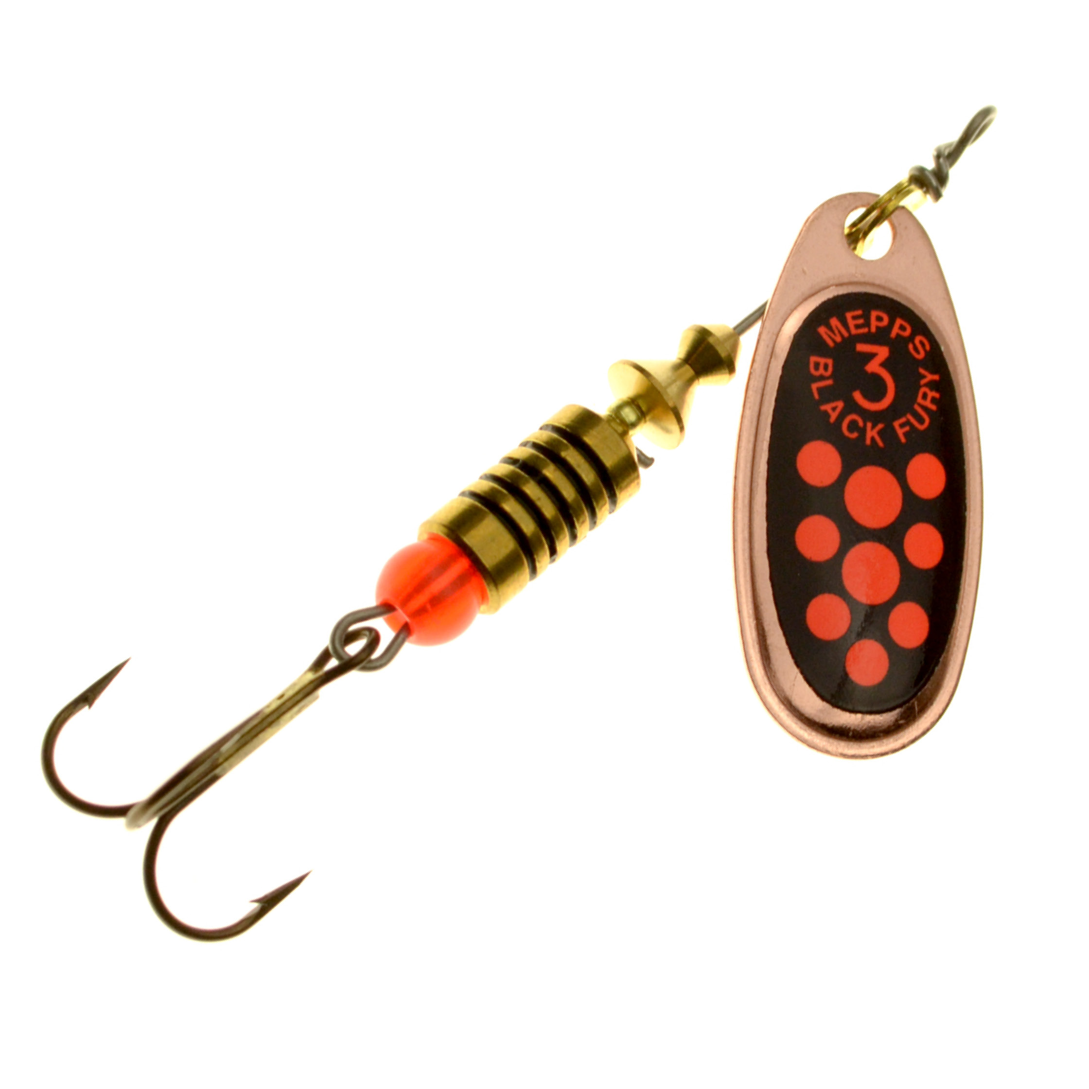Mepps Black Fury Spinner copper/red