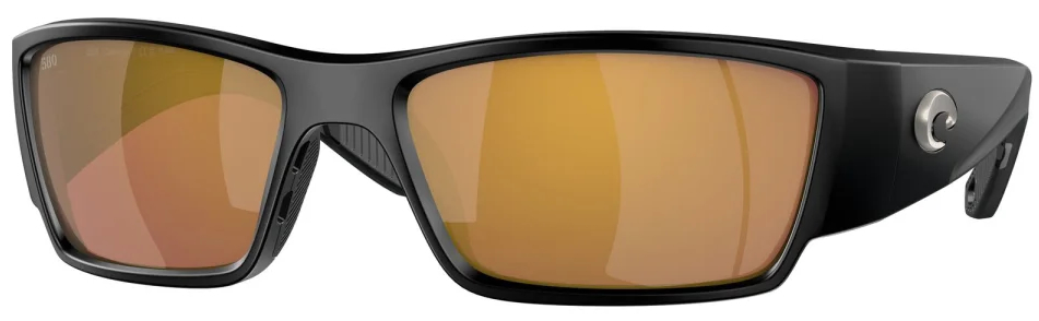 P-28598_Costa_Polarisationsbrille_Corbina_Matte_Black_Gold_Mirror_580G_ Costa Polarized Glasses Corbina Pro Matte Black (Gold Mirror 580G)