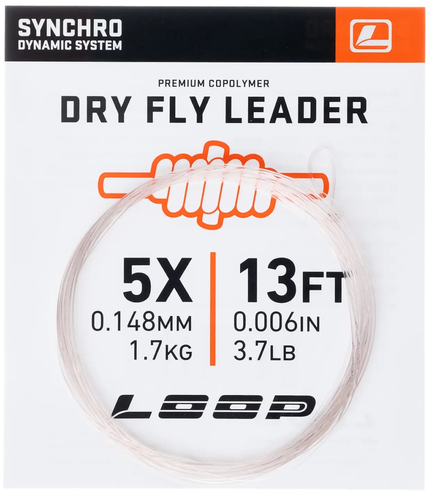Loop Synchro 13 ft Dryfly Nylon Leader