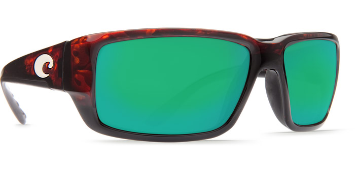 Costa Polarized Glasses Fantail Tortoise (Green Mirror 580P)