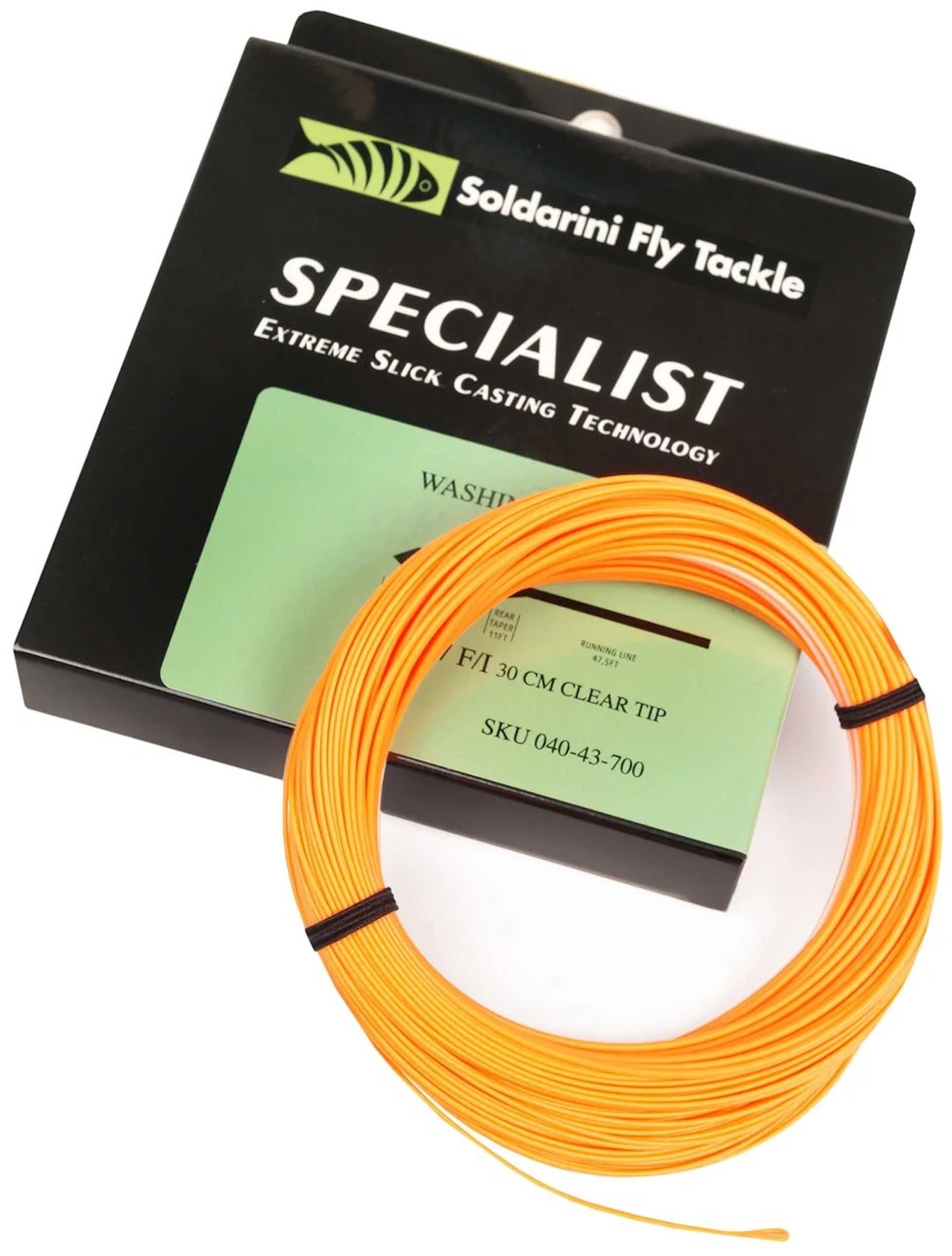 Soldarini Specialist Washing Line Buzzer & Seatrout #7 Clear Midge Tip