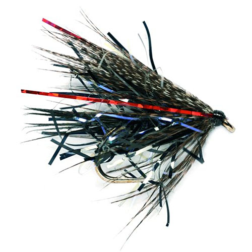 260412_de Fulling Mill Wet Fly - Straggler Black UV