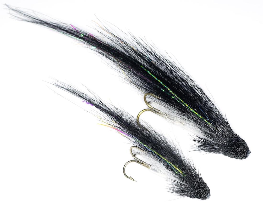 Guideline Tube Fly Sunray Tsunami black/white by Jan Erik Granbo
