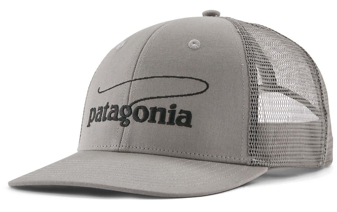 P-28192_Patagonia_Take_A_Stand_Trucker_Hat_CLFO_ Patagonia Take a Stand Trucker Hat Cap CLFO - Casting Logo: Forever Grey