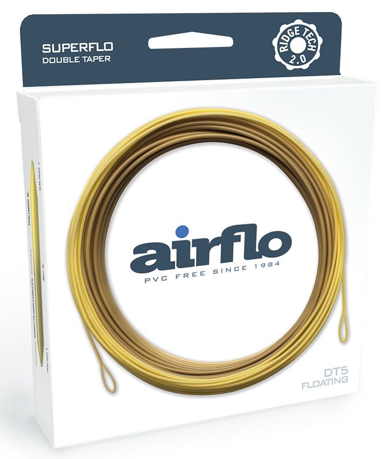 Airflo Ridge 2.0 Superflo Double Taper DT Floating Fly Line Bamboo/Olive