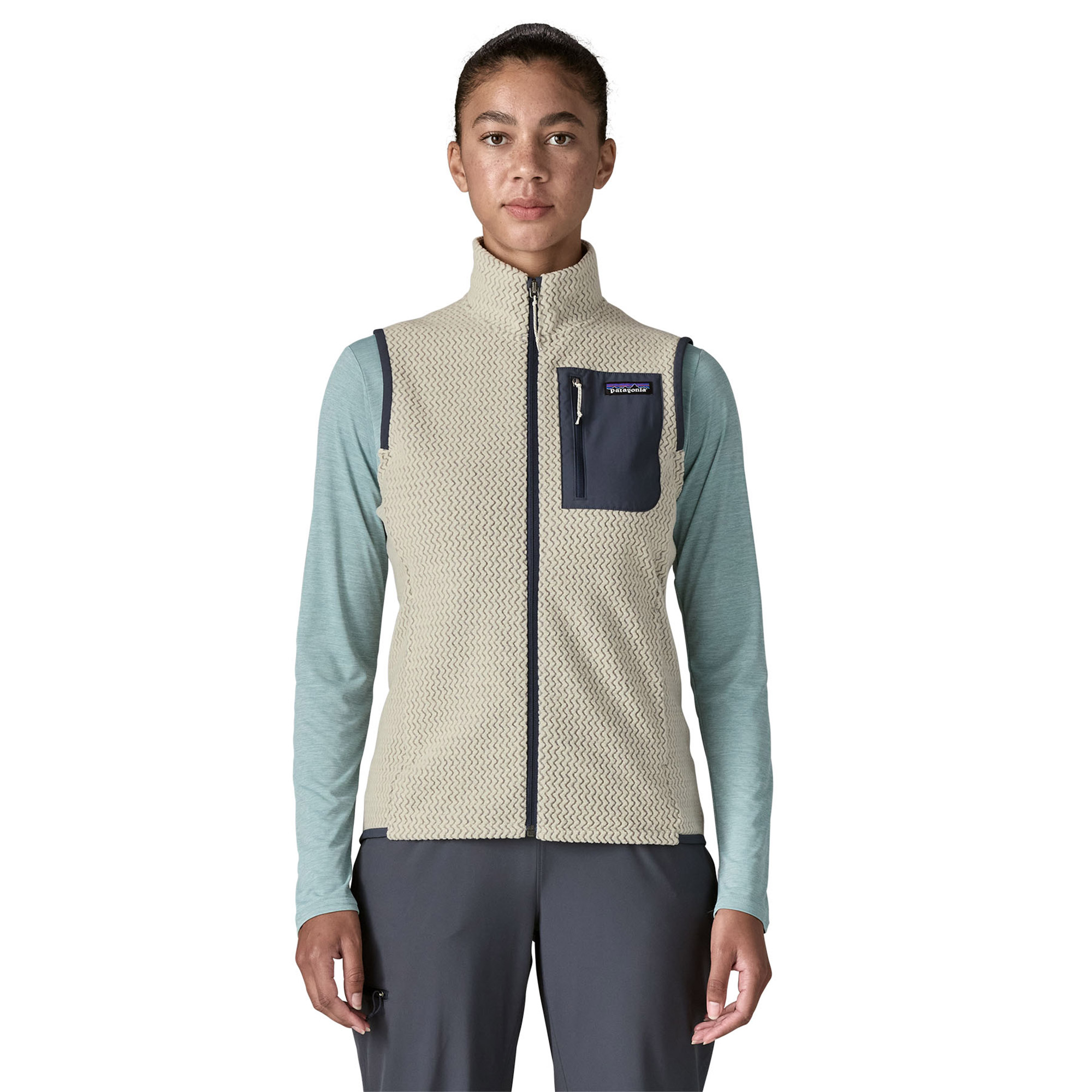 Patagonia W's R1 Air Vest Weste WLWT - Wool White
