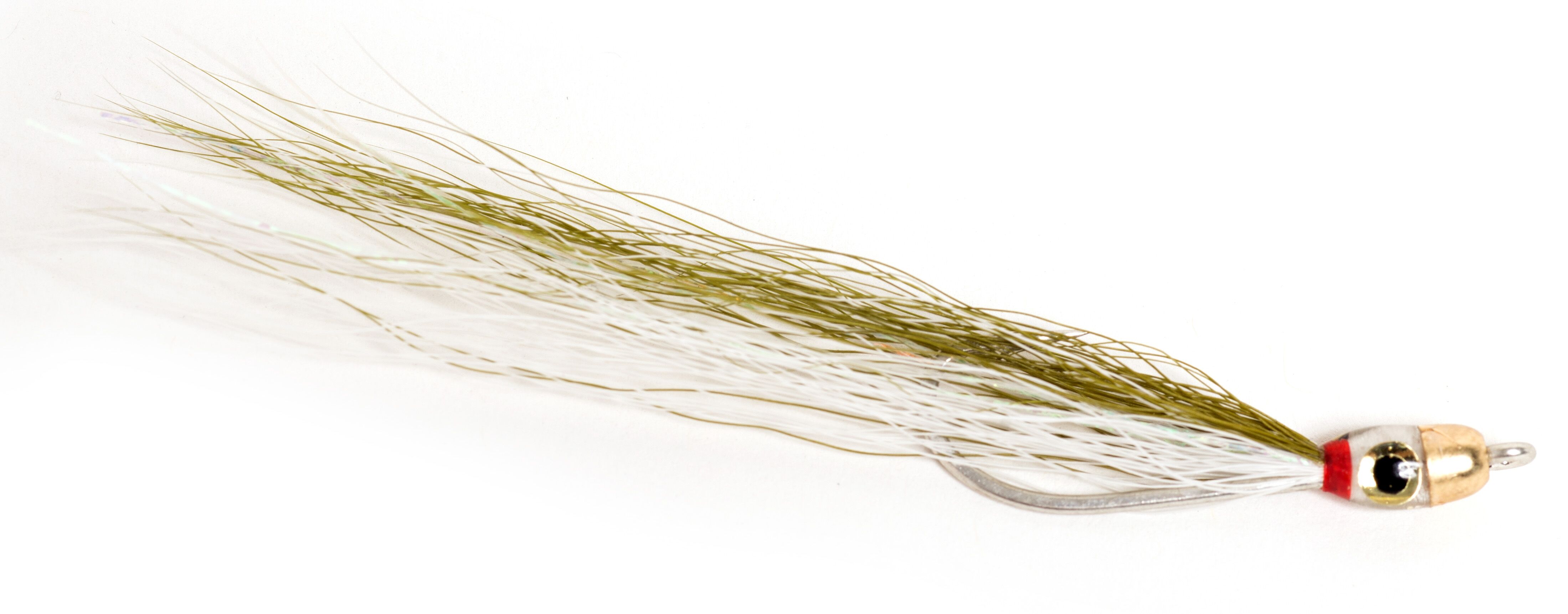 Guideline Streamer - Jiggy Fly Olive / White