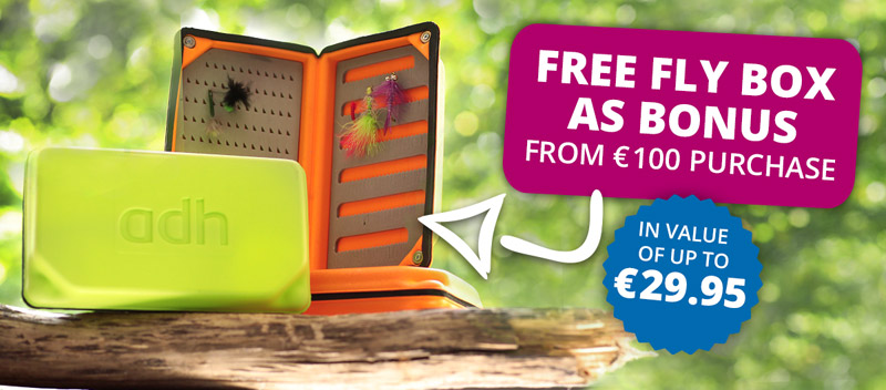 Bonus: Free Fly Box from €100 Purchase