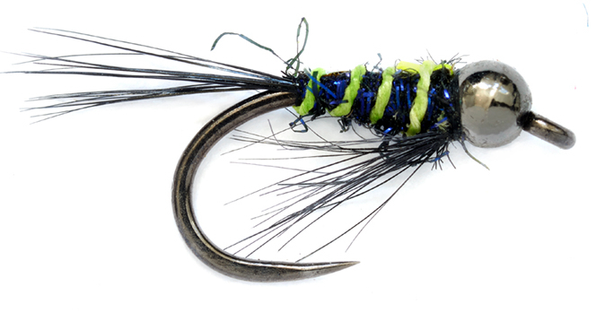 P-26911_Fulling_Mill_Crostons_Diawl_Trigger_UB_Blavk_Chartreuse_ Fulling Mill Croston's Diawl Trigger UV Black Chartreuse
