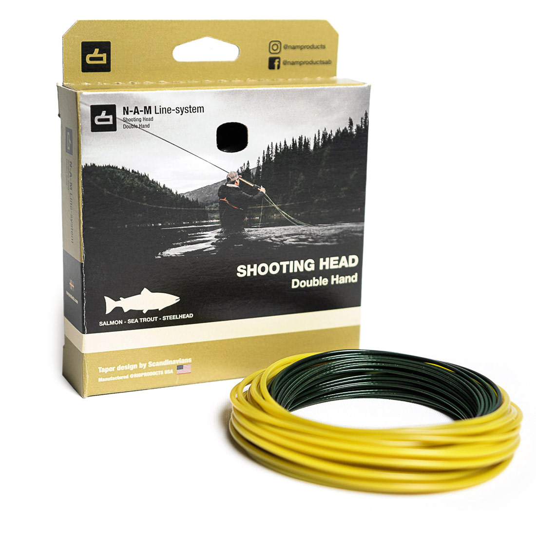 Nam A-Type Int/Sink2 Double Handed Shooting Head