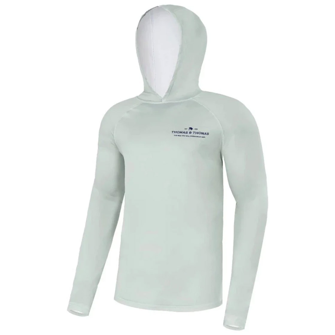 P-27506_Thomas-Thomas_Sea_Mist_Tech_Hoody_1 Thomas & Thomas Sea Mist Tech Hoody with Tarpons on back UPF30+ Sun Protection