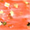 orange glitter