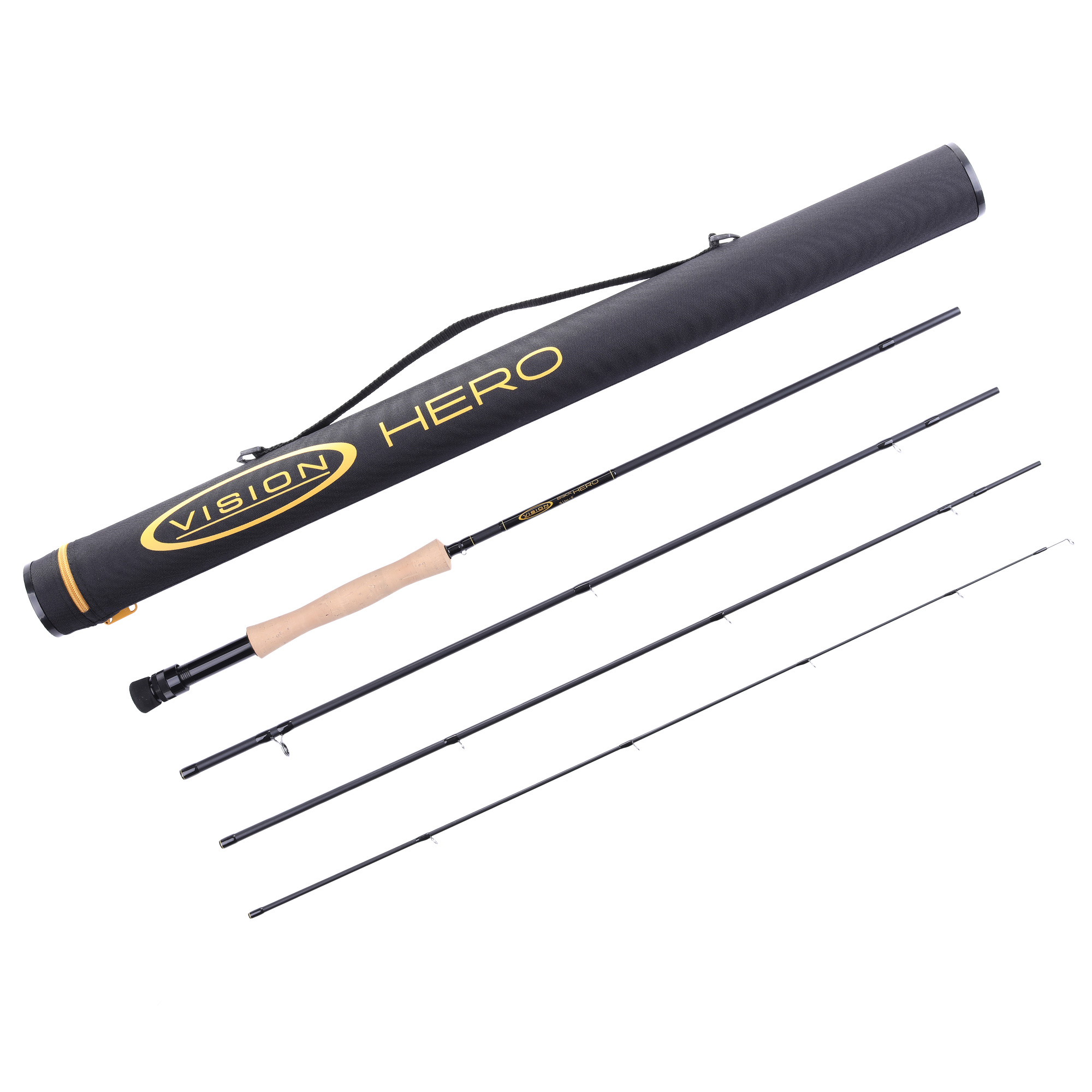 Vision Black Hero Seatrout & Streamer Special Edition Fly Rod # 6 - 9 ft