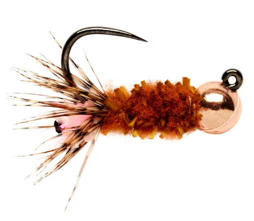 Fulling Mill Nymph – Chewing Gum Cased Caddis Pink Barbless