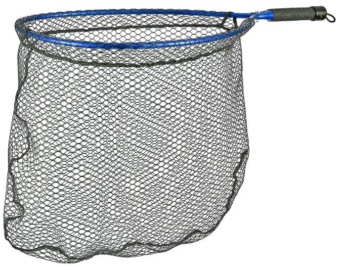P-25514_McLean_Angling_R602_Blue_rubber_Net_ McLean Angling R602 Bronze Series M blue Handle Net