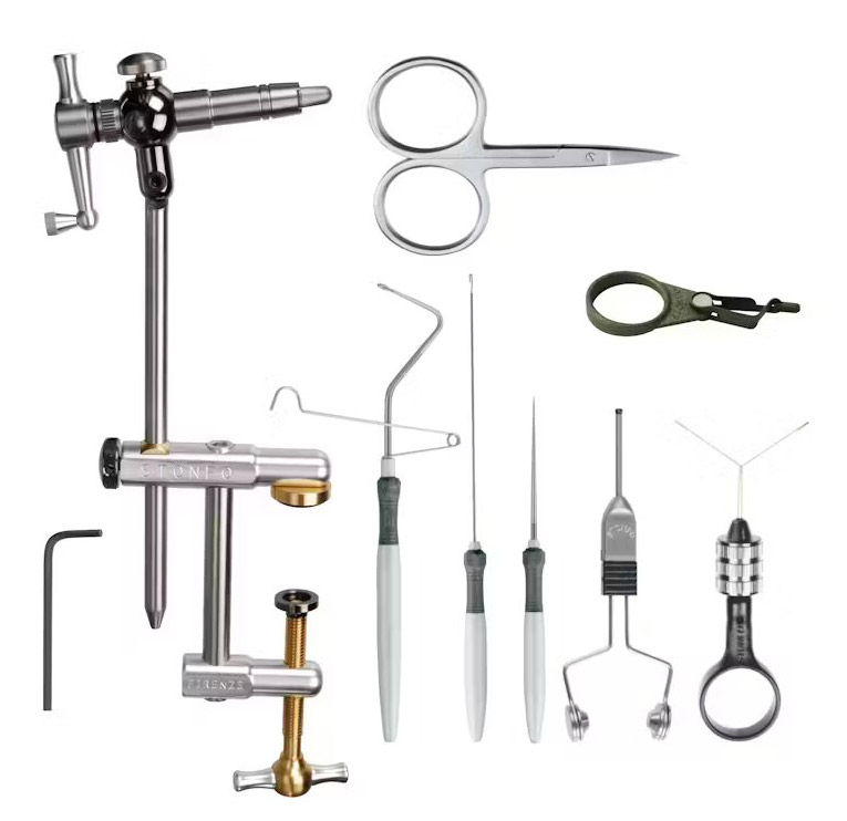 Stonfo_741_Fly_Tying_Kit_Bindeset_3 Stonfo 741 Fly Tying Kit with Flylab Vise, Tools and Box
