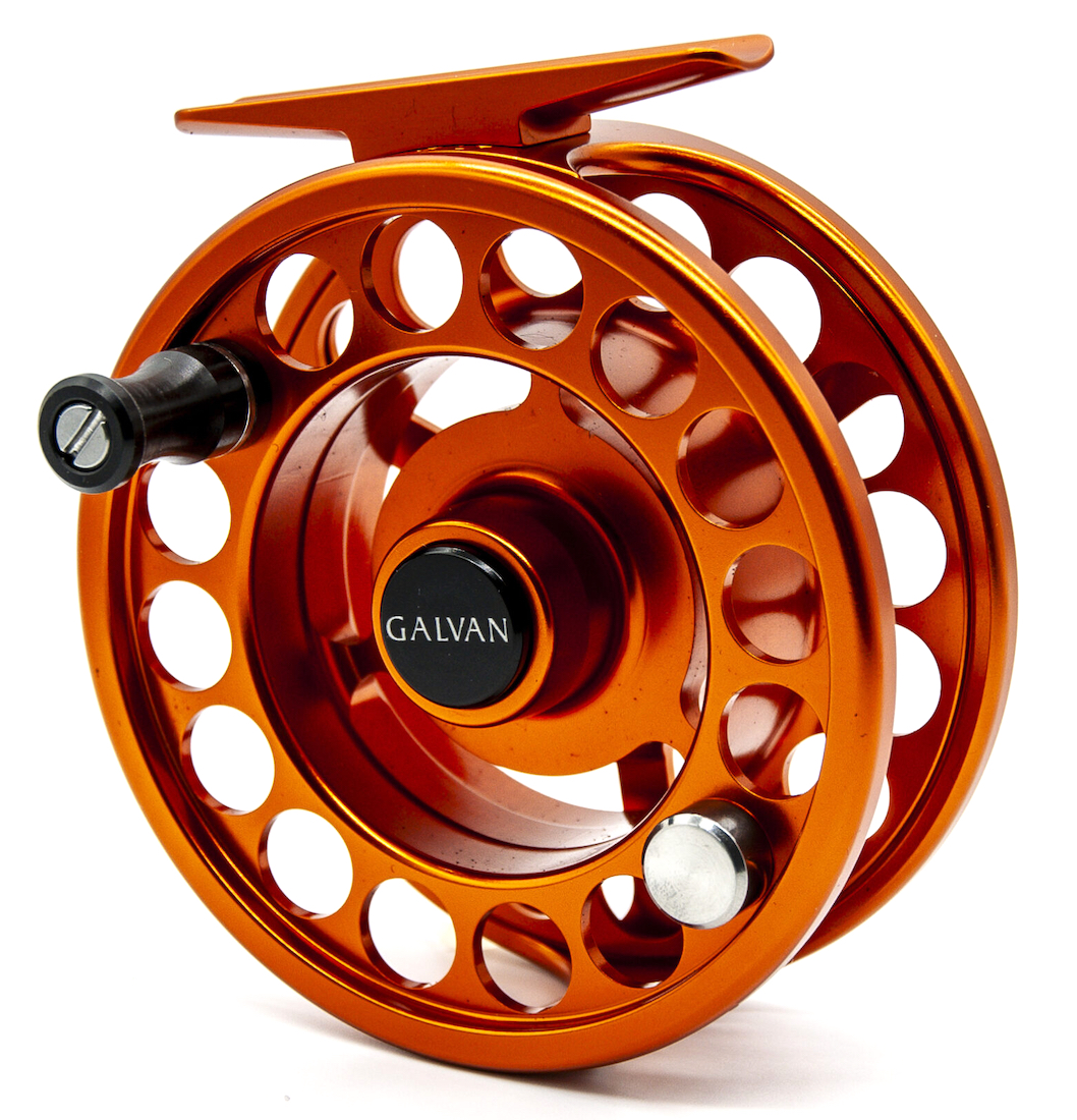P-25014_Galvan_rush_light_Burnt_Orange_ Galvan Rush Lite Fly Reel burnt orange